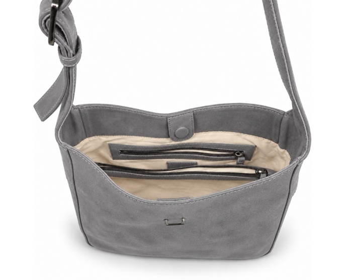 Preview: HELENA SHOPPER SUEDE GREY